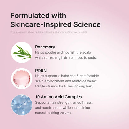 [NEW] [Medicube] Rosemary PDRN Scalp-To-Hair Strengthening Set | Includes Shampoo, Conditioner, Hair Mask, Scalp Serum | Hair Thinning Care Set for Dry & Oily, Damaged, Frizzy Hair, Oily Flaky-Looking Scalp | Korea Hair Care